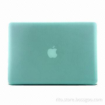 Green Color Silicone Matte Hard Case for Newly Launched Macbook Pro 15" with Retina, 2013 Model
